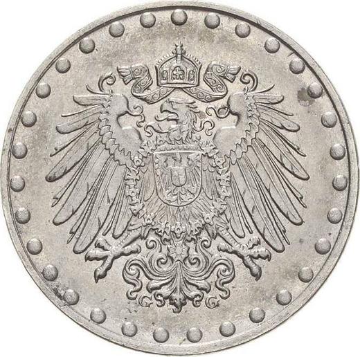 Reverse 10 Pfennig 1922 G "Type 1916-1922" -  Coin Value - Germany, German Empire