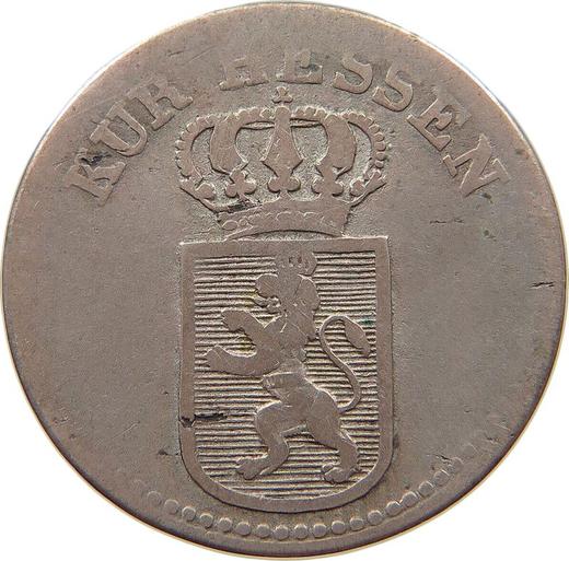 Аверс монеты - 6 крейцеров 1826 года - цена серебряной монеты - Гессен-Кассель, Вильгельм II