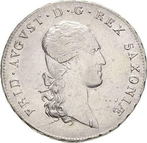 Obverse 2/3 Thaler 1812 S.G.H. - Silver Coin Value - Saxony, Frederick Augustus I