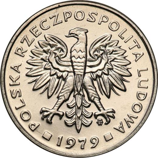 Аверс монеты - Пробные 2 злотых 1979 года MW Никель - цена  монеты - Польша, Народная Республика