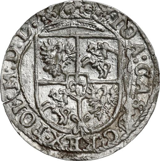 Rewers monety - Półtorak 1652 "Litwa" Napis "06" - cena srebrnej monety - Polska, Jan II Kazimierz