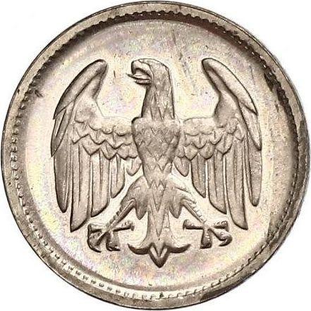 Awers monety - 1 marka 1924 D "Typ 1924-1925" - cena srebrnej monety - Niemcy, Republika Weimarska
