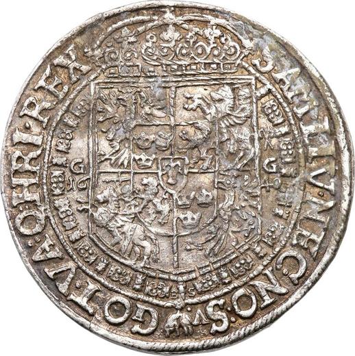 Reverso Medio tálero 1640 GG "Tipo 1640-1647" - valor de la moneda de plata - Polonia, Vladislao IV