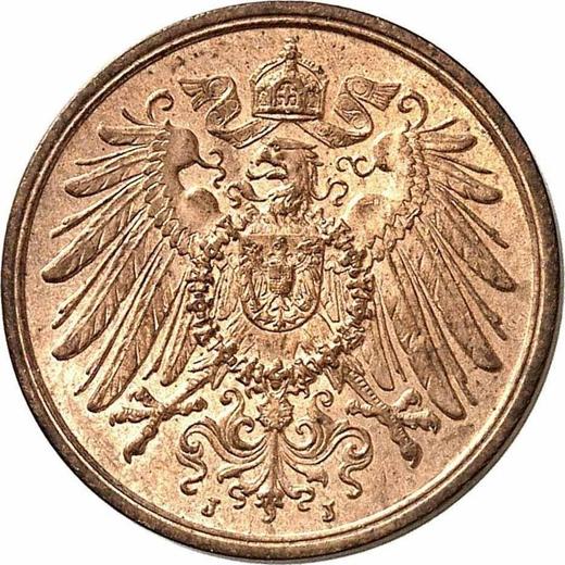 Reverso 2 Pfennige 1905 J "Tipo 1904-1916" - valor de la moneda  - Alemania, Imperio alemán