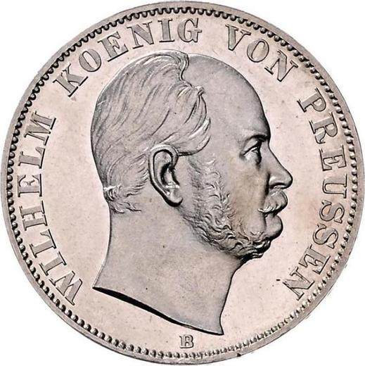 Anverso Tálero 1867 B - valor de la moneda de plata - Prusia, Guillermo I