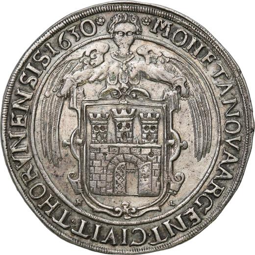 Реверс монеты - Талер 1630 года HL "Торунь" - цена серебряной монеты - Польша, Сигизмунд III Ваза