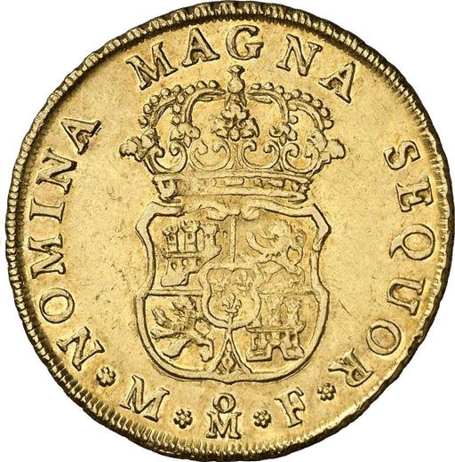 Rewers monety - 4 escudo 1753 Mo MF - cena złotej monety - Meksyk, Ferdynand VI