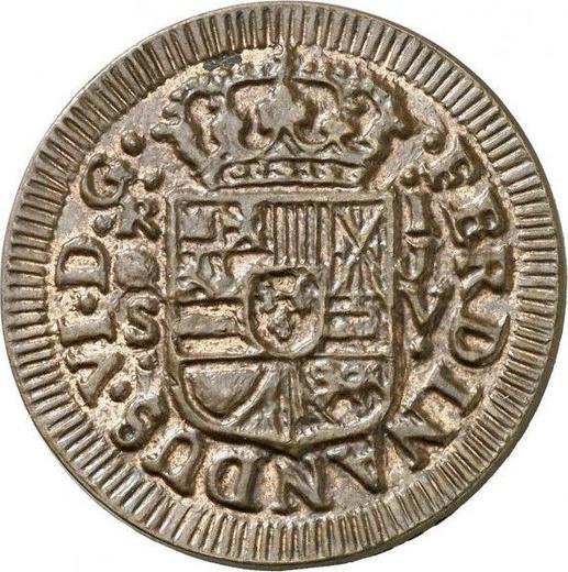 Avers Probe 1 Real 1770 S JV - Münze Wert - Spanien, Ferdinand VI