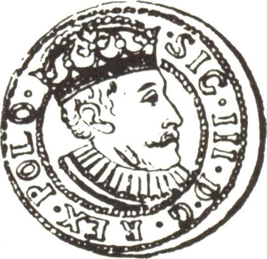 Аверс монеты - Дукат 1588 года "Тип 1588-1590" - цена золотой монеты - Польша, Сигизмунд III Ваза