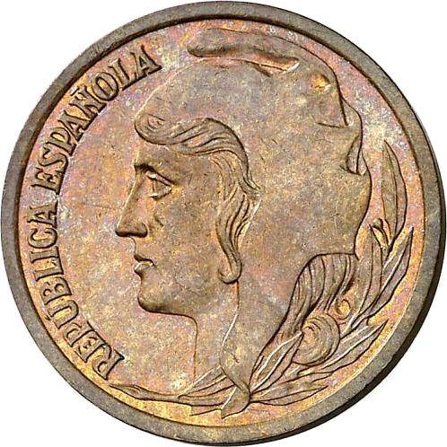 Avers Probe 25 Centimos 1937 Kupfer Durchmesser 20 mm - Münze Wert - Spanien, II Republik