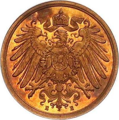Реверс монеты - 2 пфеннига 1911 года E "Тип 1904-1916" - цена  монеты - Германия, Германская Империя
