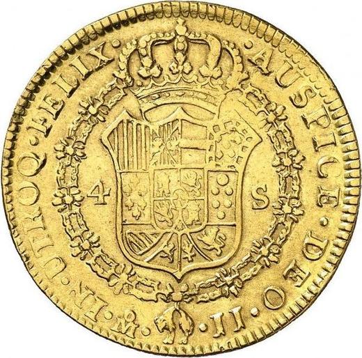 Reverso 4 escudos 1816 Mo JJ - valor de la moneda de oro - México, Fernando VII