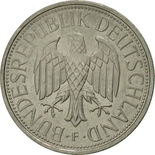 Rewers monety - 1 marka 1991 F - cena  monety - Niemcy, RFN