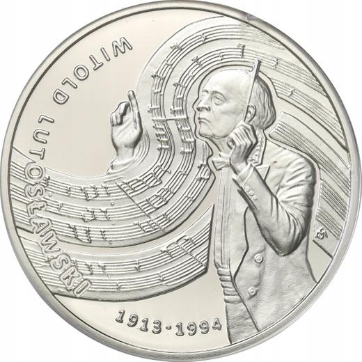 Reverso 10 eslotis 2013 MW "100 aniversario de Witold Lutosławski" - valor de la moneda de plata - Polonia, República moderna