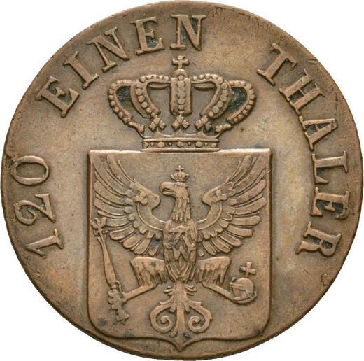 Аверс монеты - 3 пфеннига 1833 года A - цена  монеты - Пруссия, Фридрих Вильгельм III