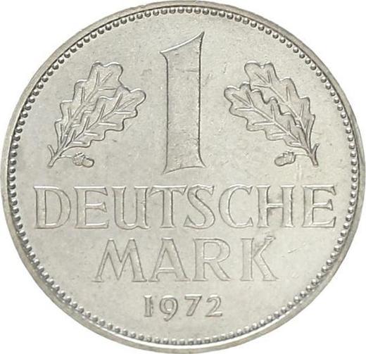 Obverse 1 Mark 1972 J -  Coin Value - Germany, FRG