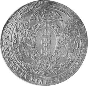 Reverso Donación 10 ducados 1614 SA "Gdańsk" - valor de la moneda de oro - Polonia, Segismundo III