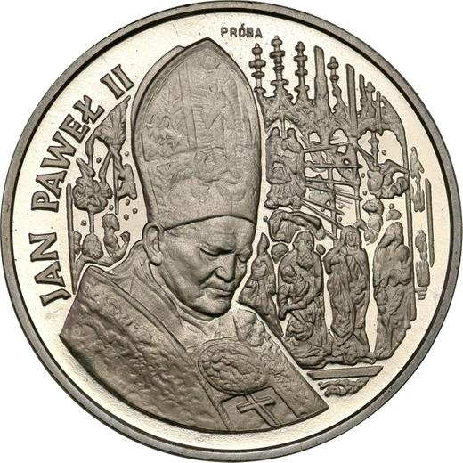 Reverso Pruebas 200000 eslotis 1991 MW ET "JuanPablo II" Níquel - valor de la moneda  - Polonia, República moderna