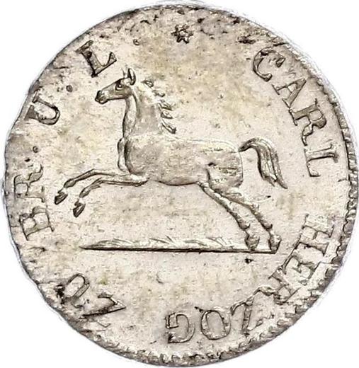 Awers monety - 6 fenigów 1828 CvC - cena srebrnej monety - Brunszwik-Wolfenbüttel, Karol II