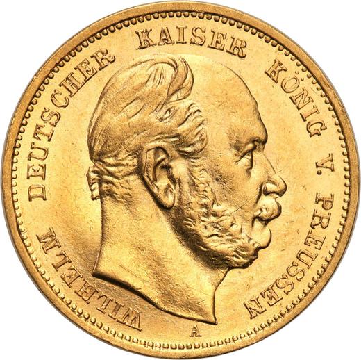 Аверс монеты - 10 марок 1888 года A "Пруссия" - цена золотой монеты - Германия, Германская Империя