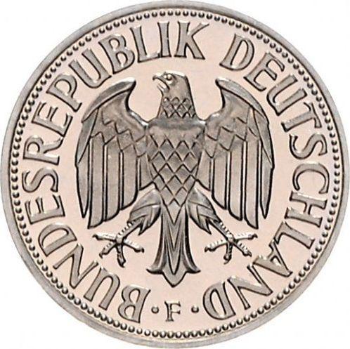Reverse 1 Mark 1968 F -  Coin Value - Germany, FRG