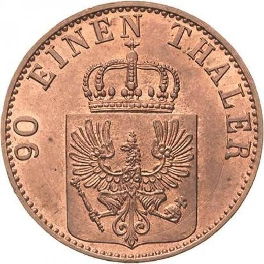 Аверс монеты - 4 пфеннига 1868 года C - цена  монеты - Пруссия, Вильгельм I