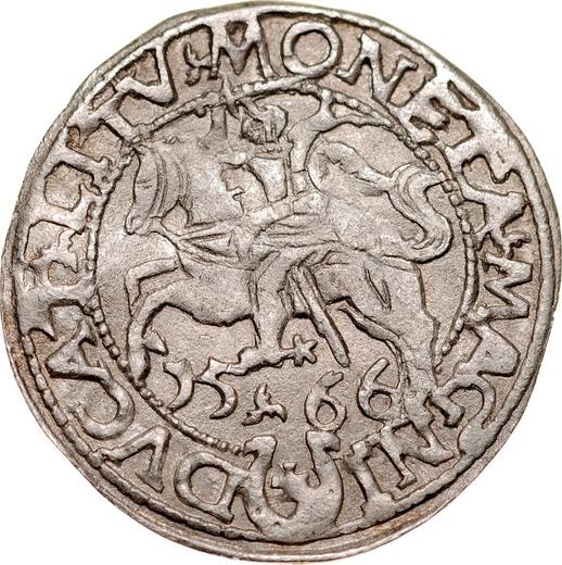 Reverso Medio grosz 1566 "Lituania" - valor de la moneda de plata - Polonia, Segismundo II Augusto