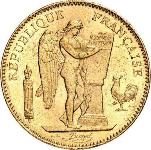 Аверс монеты - 50 франков 1904 года A "Тип 1878-1904" Париж - цена золотой монеты - Франция, Третья республика