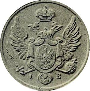 Anverso 3 groszy 1824 IB Reacuñación - valor de la moneda  - Polonia, Zarato de Polonia