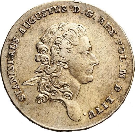 Аверс монеты - Талер 1772 года AP - цена серебряной монеты - Польша, Станислав II Август