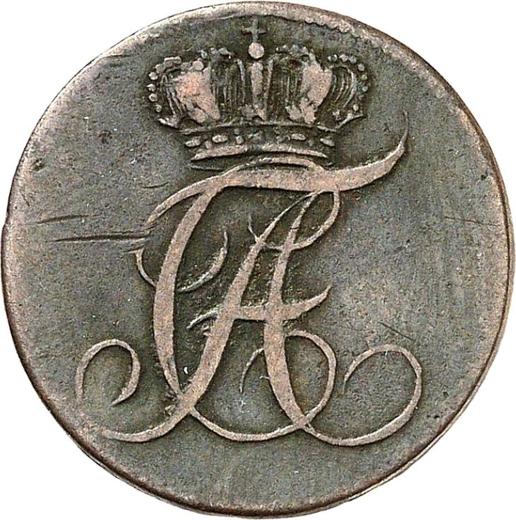 Anverso 1 Pfennig 1807 - valor de la moneda  - Anhalt-Bernburg, Alexis Federico Cristián