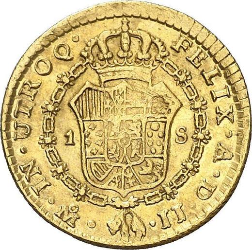 Reverse 1 Escudo 1816 Mo JJ - Mexico, Ferdinand VII