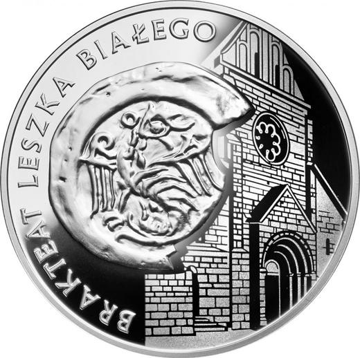 Реверс монеты - 10 злотых 2014 года MW "Брактеат Лешека Белого" - цена серебряной монеты - Польша, III Республика после деноминации