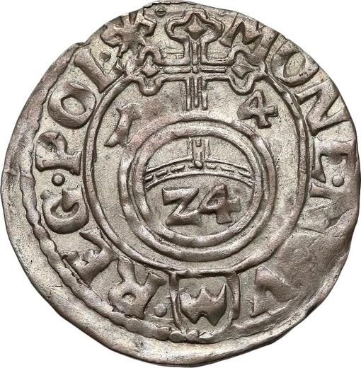 Obverse Pultorak 1614 "Krakow Mint" - Silver Coin Value - Poland, Sigismund III Vasa