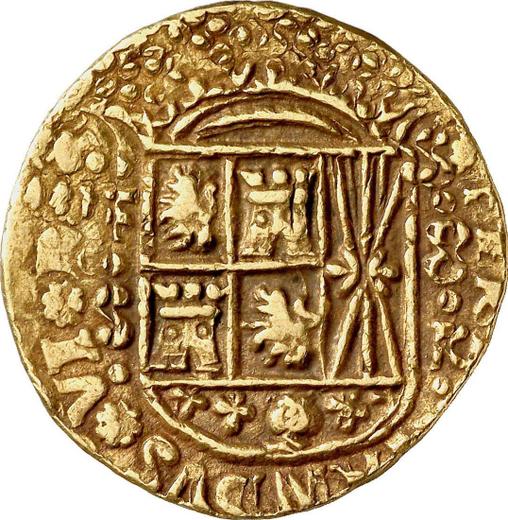 Аверс монеты - 8 эскудо 1749 года S - цена золотой монеты - Колумбия, Фердинанд VI