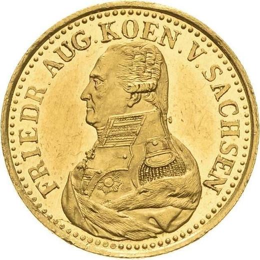 Obverse Ducat 1827 I.G.S. - Gold Coin Value - Saxony-Albertine, Frederick Augustus I