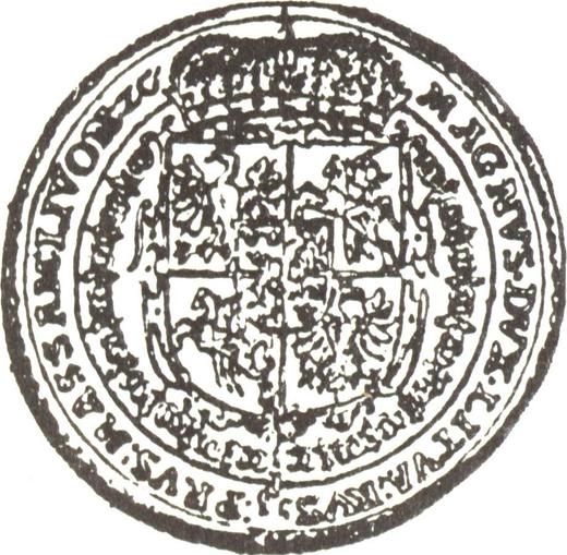 Реверс монеты - 10 дукатов (Португал) 1622 года - цена золотой монеты - Польша, Сигизмунд III Ваза