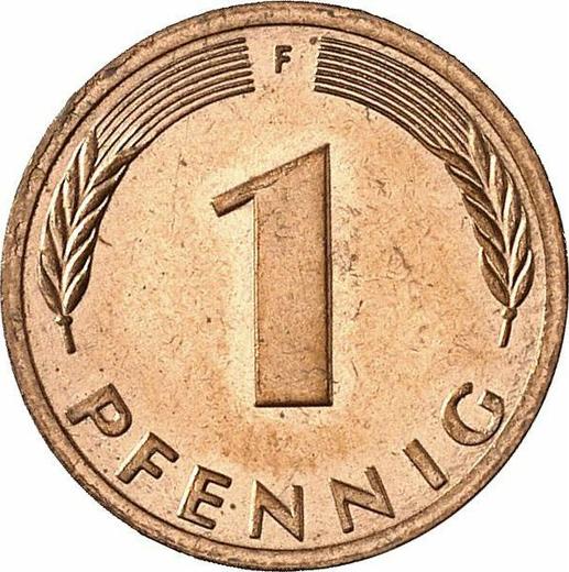 Awers monety - 1 fenig 1984 F - cena  monety - Niemcy, RFN