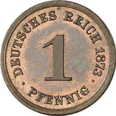 Obverse 1 Pfennig 1873 B "Type 1873-1889" -  Coin Value - Germany, German Empire