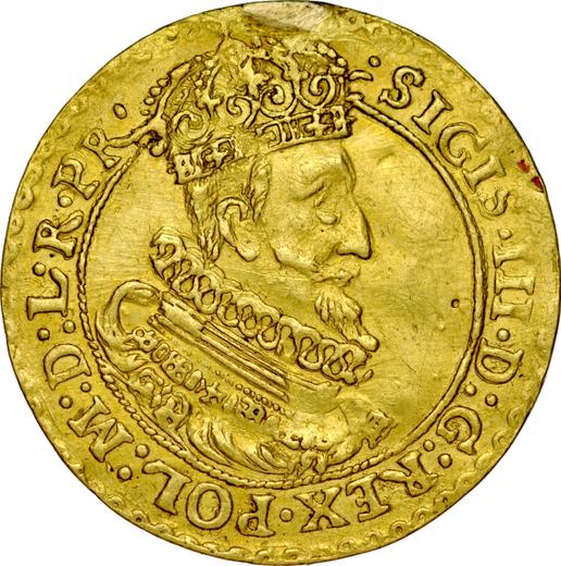 Awers monety - Dukat 1625 "Gdańsk" - cena złotej monety - Polska, Zygmunt III