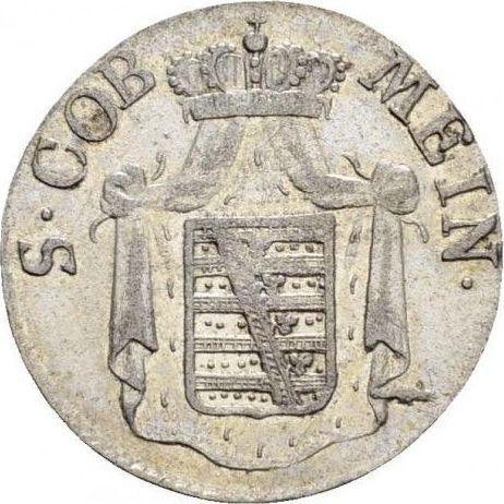 Аверс монеты - 3 крейцера 1812 года - цена серебряной монеты - Саксен-Мейнинген, Бернгард II
