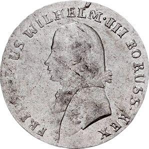 Anverso 4 groschen 1805 B "Silesia" - valor de la moneda de plata - Prusia, Federico Guillermo III