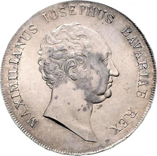 Awers monety - Talar 1822 "Typ 1809-1825" - cena srebrnej monety - Bawaria, Maksymilian I
