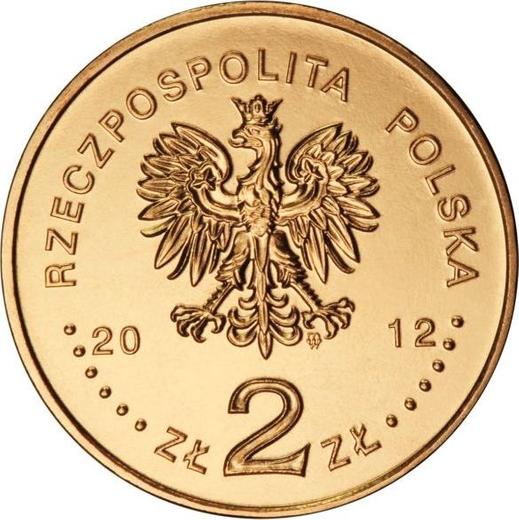 Аверс монеты - 2 злотых 2012 года MW RK "120 лет со дня рождения Стефана Банаха" - цена  монеты - Польша, III Республика после деноминации