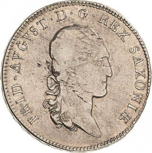 Anverso 2/3 táleros 1811 S.G.H. - valor de la moneda de plata - Sajonia, Federico Augusto I