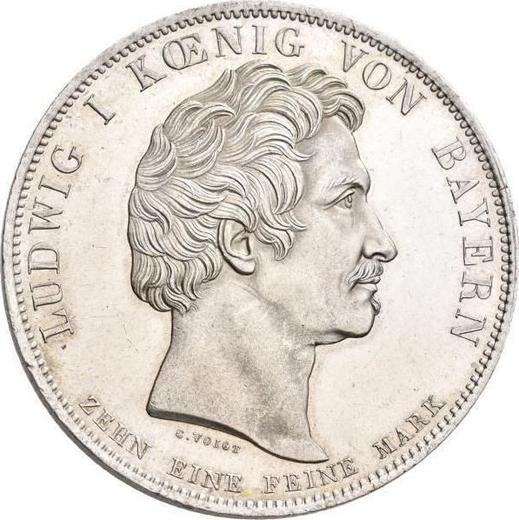 Obverse Thaler 1835 "Benedictine Order" - Silver Coin Value - Bavaria, Ludwig I