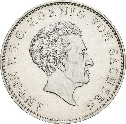 Anverso Tálero 1835 G - valor de la moneda de plata - Sajonia, Antonio