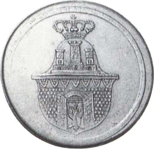 Аверс монеты - Фантазийные 2 злотых 1835 года W "Краков" Медь - цена  монеты - Польша, Вольный город Краков