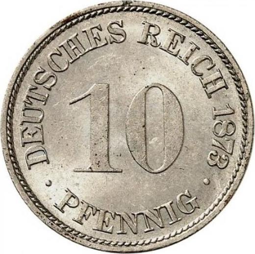 Аверс монеты - 10 пфеннигов 1873 года C "Тип 1873-1889" - цена  монеты - Германия, Германская Империя