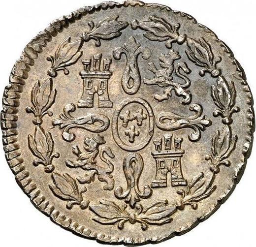 Reverso 4 maravedíes 1787 - valor de la moneda  - España, Carlos III